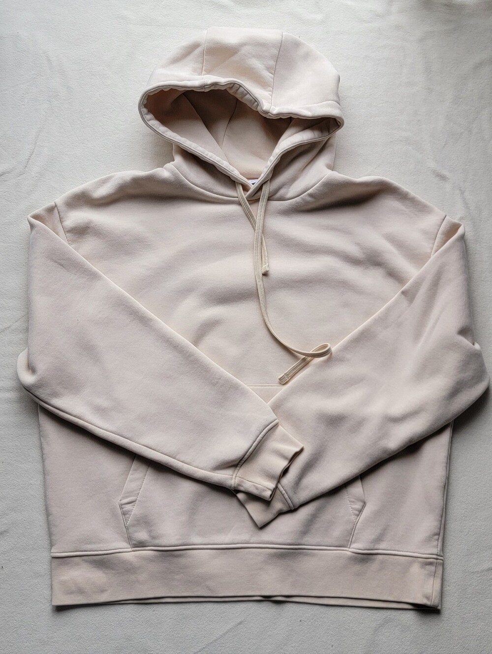 Zara Cream Hooded Sweatshirt